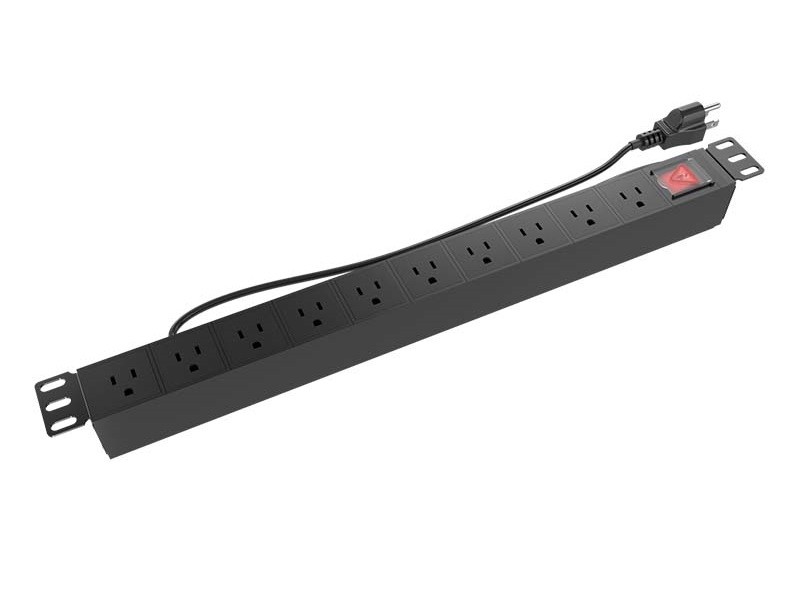 [AW222NXT81] Nexxt Solutions Infrastructure - Power distribution unit - Rack-mountable - AC 110-125 V - 9 Tomas de Corriente