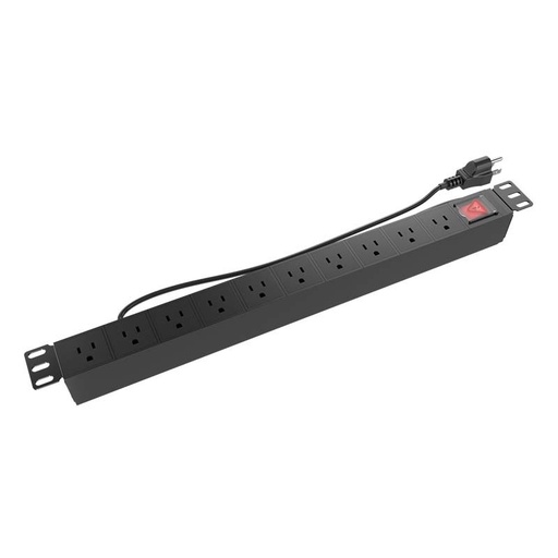 [NPD-11U9N15A] Nexxt Solutions Infrastructure - Power distribution unit - Rack-mountable - AC 110-125 V - 9 Tomas de Corriente