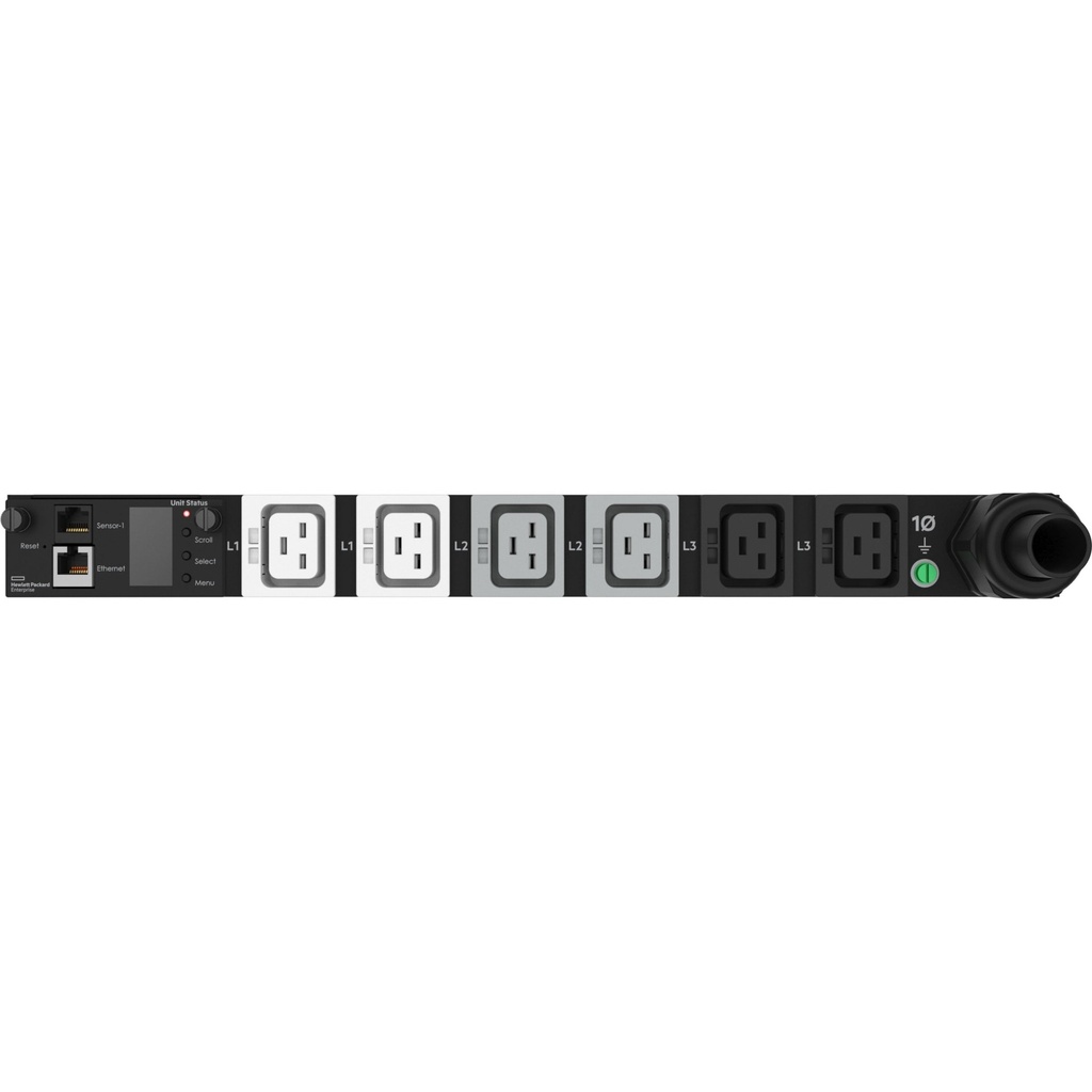 HPE G2 Metered Modular Horizontal - Unidad de distribución de potencia (montaje en bastidor) - CA 208 V