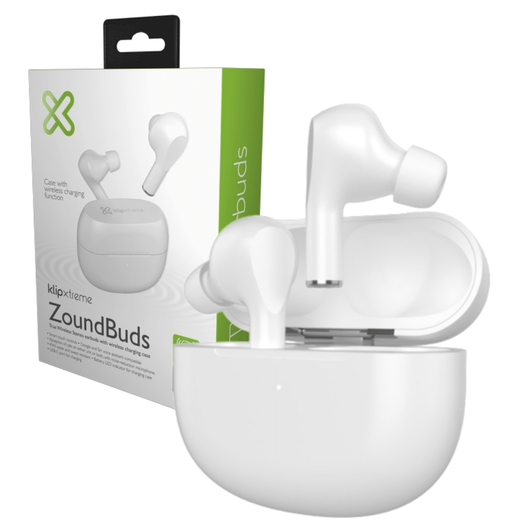 Klip Xtreme - KTE-250WH - True wireless earphones - Para Home audio / Para Portable electronics / Para Tablet / Para Cel