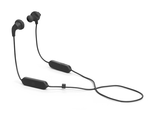 JBL Endurance RUN 2 Wireless - Auriculares internos con micro - en oreja - inalámbrico - Bluetooth - negro