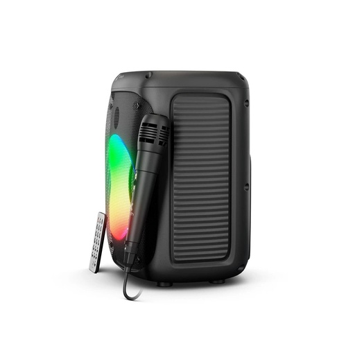 [TS-003790] Xtech XTS-661 - Speaker - Black - SonicBloom Portable Wlss Speaker w lights and mic