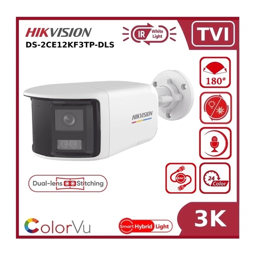[ES221HIK38] Hikvision - DS-2CE12KF3TP-DLS Bullet 3K C