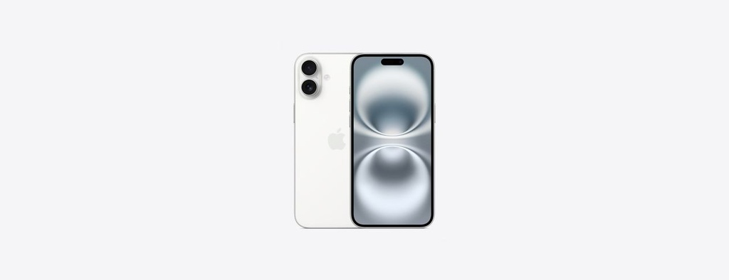 Apple iPhone 16 - Smartphone - iOS - White - Touch