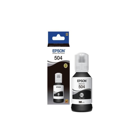 [T504120-AL] BOTELLA EPSON T504 NEGRO L4150/L4160/L6161/L6171/L6191 7500 PAG T504120-AL