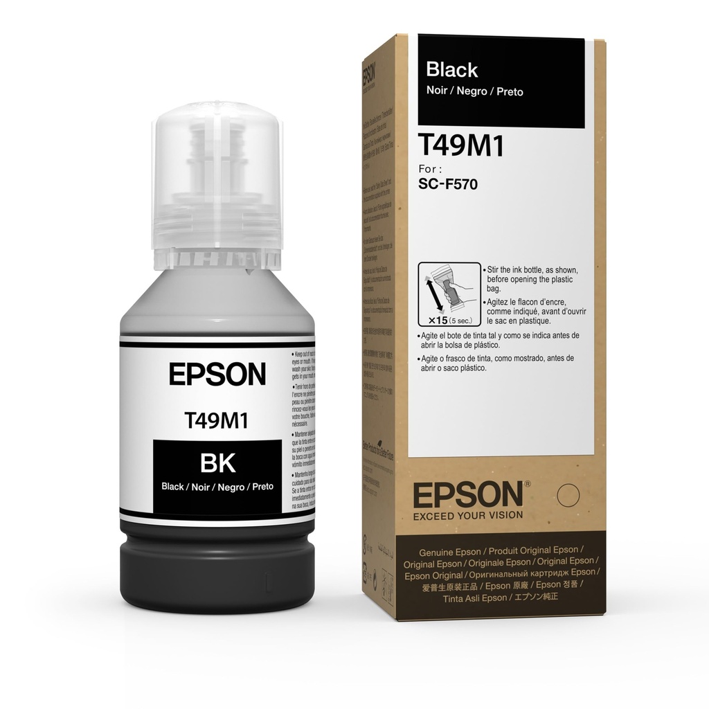 TINTA EPSON T41P5 NEGRA ULTRACHROME SURECOLOR T5470/T5475 350 ML C13T41P520