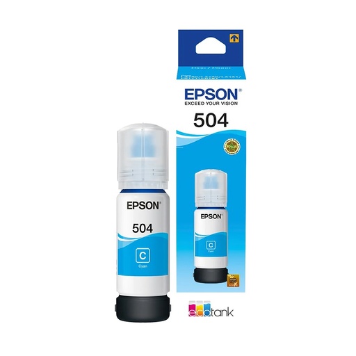 [T504220-AL] BOTELLA EPSON T504 CYAN L4150/L4160/L6161/L6171/L6191 6000 PAG T504220-AL