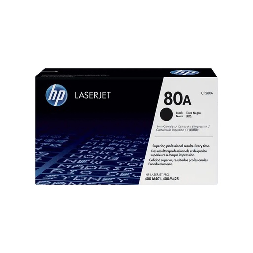 [CF280A] TONER HPINC 80A NEGRO LASERJET M401 2700 PAG CF280A