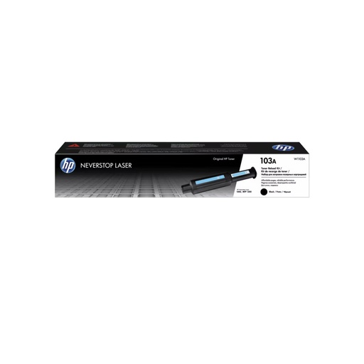 [W1103A] KIT DE RECARGA DE TONER ORIGINAL HP LASER 103A NEGRO W1103A 2500 PAG