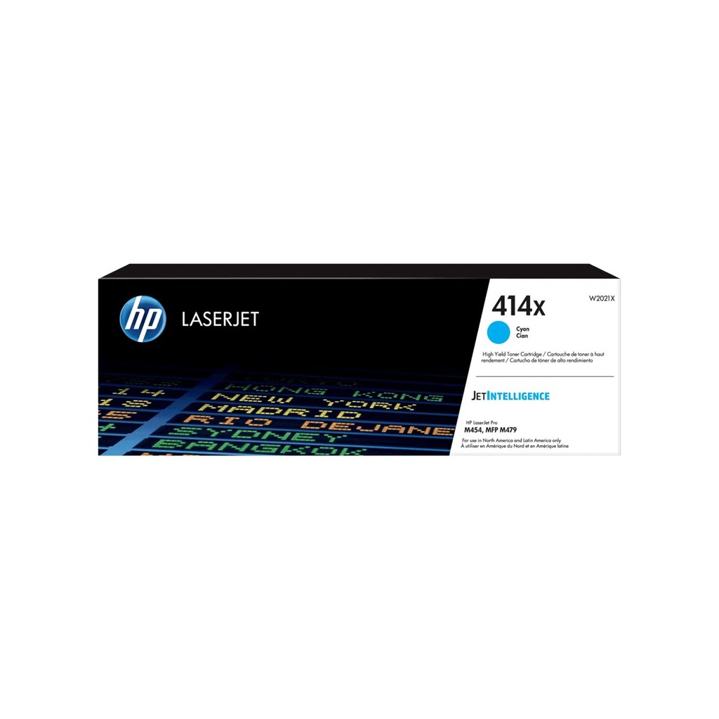 TONER HPINC 414X CYAN LASERJET M455/454/480 6000 PAG W2021X