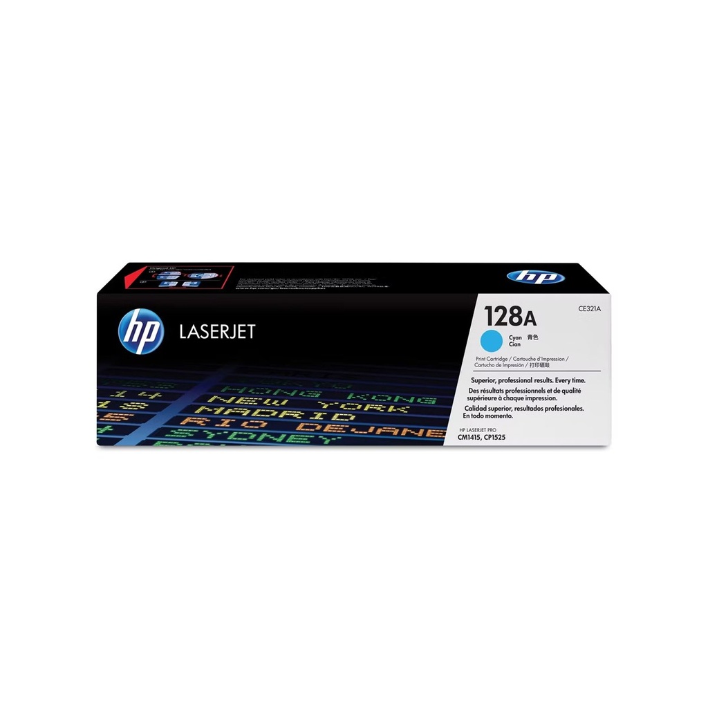TONER HPINC 128A CYAN LASERJET CP1525/CM1415 1300 PAG CE321A