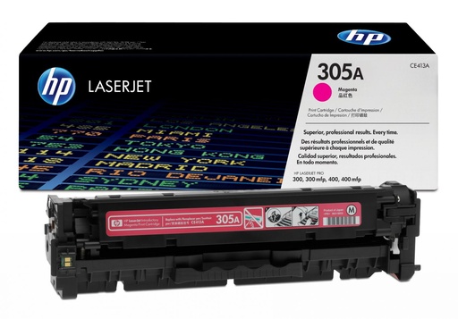 [CE413A] TONER HPINC 305A MAGENTA LASERJET M471/375/475 2600 PAG CE413A