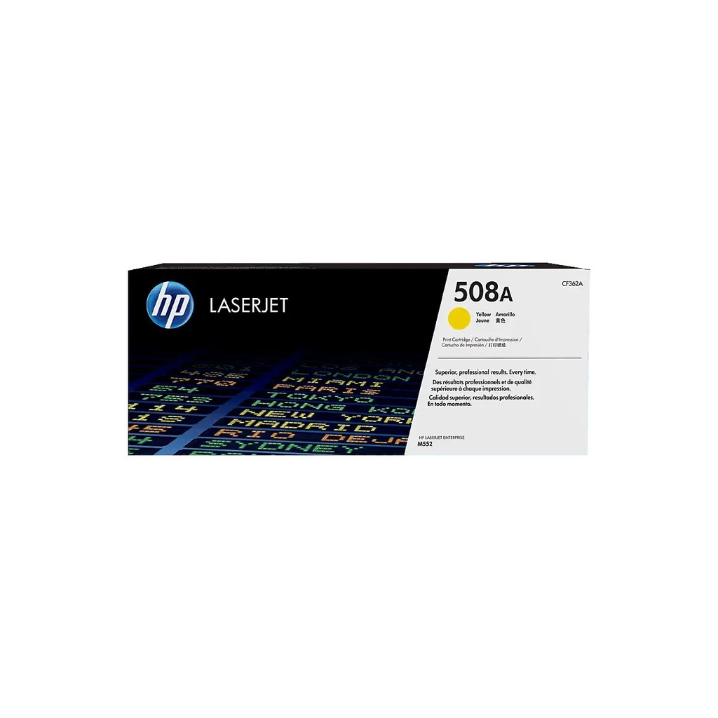 TONER HPINC 508A AMARILLO LASERJET M553/577 5000 PAG CF362A
