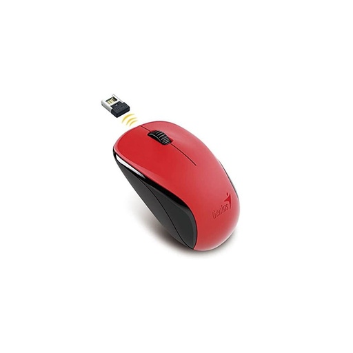 [31030027403] MOUSE WIRELESS GENIUS NX-7000 ROJO / BLUEEYE/ RF 2.4GHZ / PILA AA / WIN Y MAC 31030027403