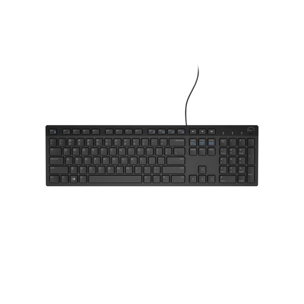 TECLADO ALAMBRICO DELL KB216 580-ADRC SPANISH W/CABLE USB 1 AÑO DE GARANTIA