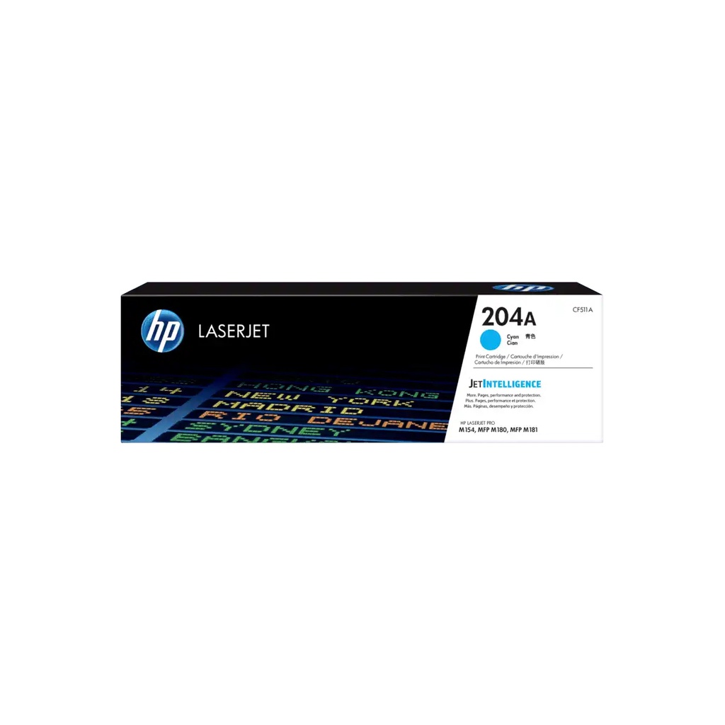 [CF511A] TONER HPINC 204A TONER CYAN LASERJET M154NW/M180NW 900 PAG CF511A
