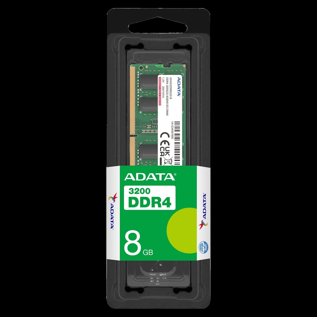 MEMORIA RAM DIM ADATA 16GB DDR4 UDIMM 3200 MHZ 1.2V 22-22-22