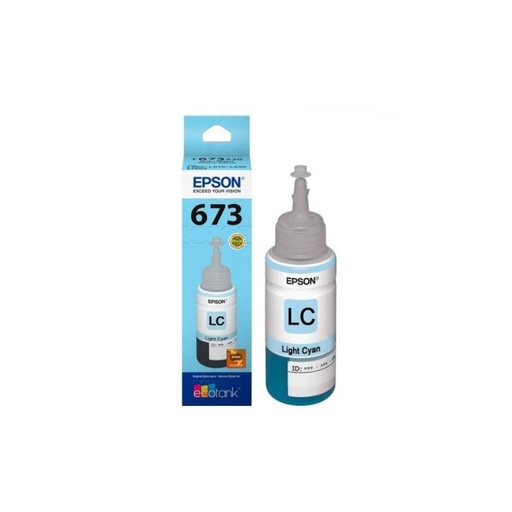 [T673520-AL] BOTELLA EPSON T673 LIGHT CYAN L800 4000 PAGS T673520-AL