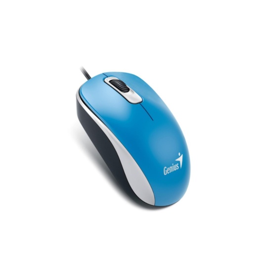 [31010116103] MOUSE USB GENIUS DX-110 AZUL/3 BOTONES/1000DPI/WINDOWS Y MAC