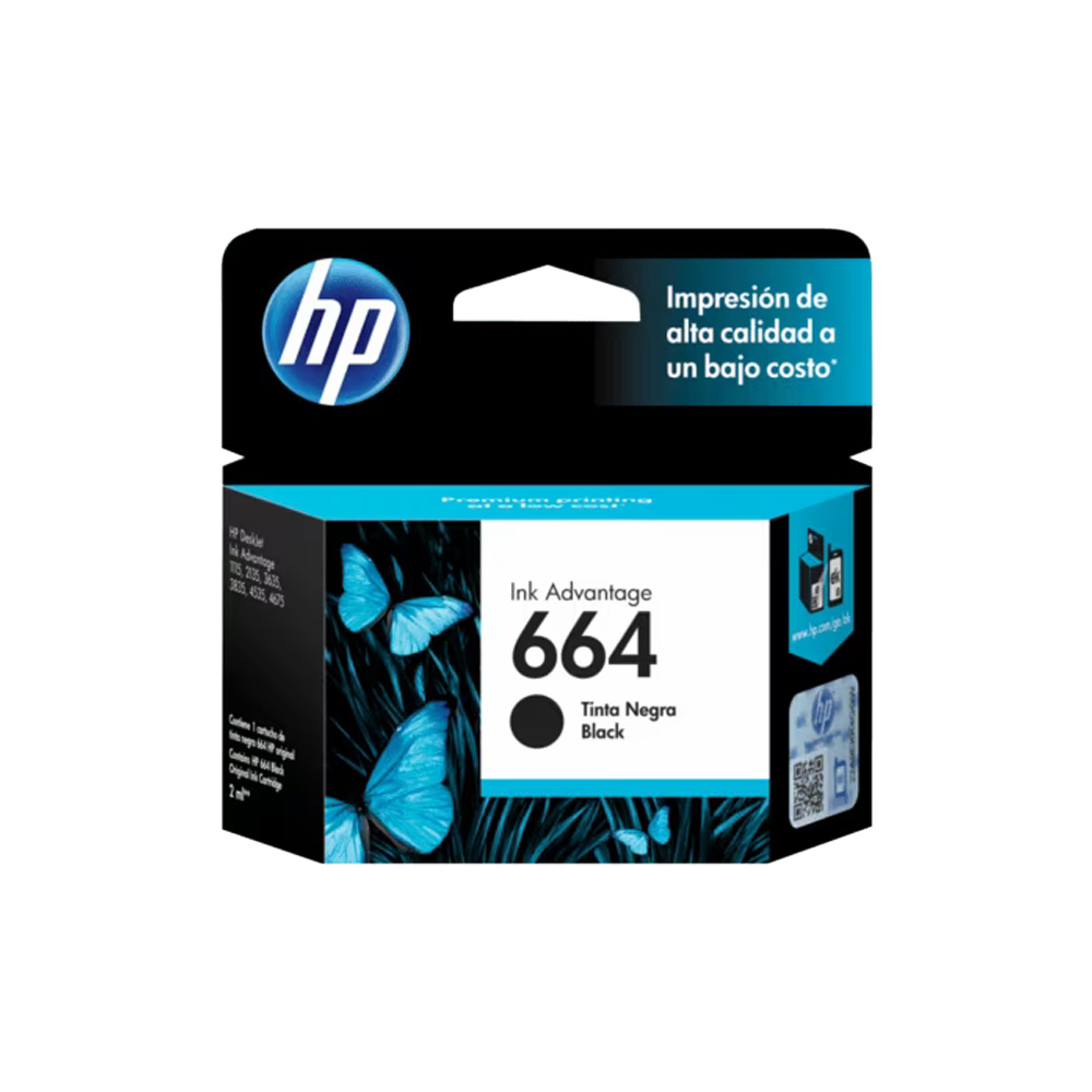 TINTA HPINC 664 NEGRO ADV2135 120 PAG F6V29AL