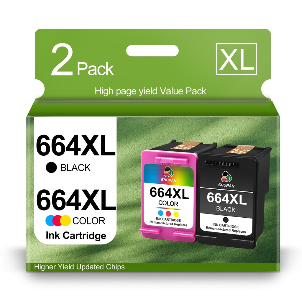 TINTA HPINC 664XL NEGRO 1115/2135/3635/3775 480 PAG F6V31AL