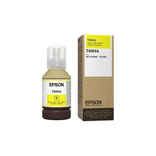 [T49H400] BOTELLA EPSON T49H4 AMARILLO SURECOLOR T3170X 140ML C13T49H400