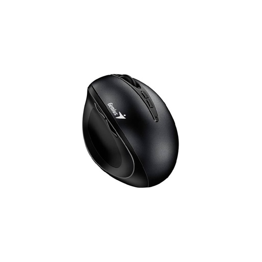 [31030037400] MOUSE GENIUS WIRELESS ERGO 8300 NEGRO/ VERTICAL / SILENCIO / 7 BOTONES /RF 2.4GHZ / PILA AA X 1
