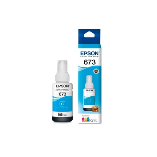 [T673220-AL] BOTELLA EPSON T673 CYAN L800 4000 PAG T673220-AL