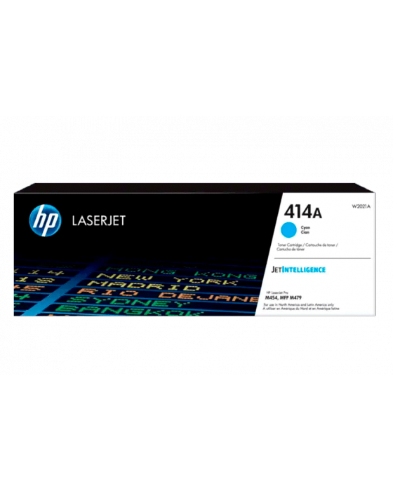 TONER HPINC 414A CYAN LASERJET M454/479 2100 PAGS W2021A