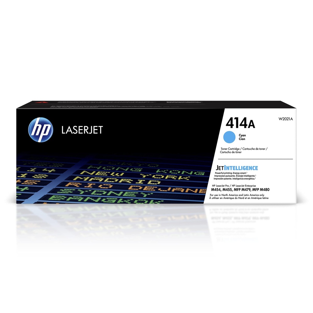TONER HPINC 414A CYAN LASERJET M454/479 2100 PAGS W2021A
