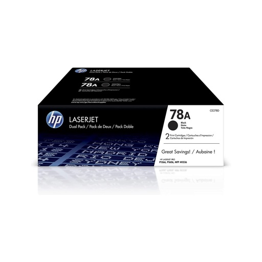 [CE278A] TONER HPINC 78A NEGRO LASERJET P1606 2100 PAG CE278A