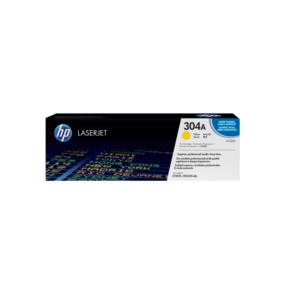 TONER HPINC 304A AMARILLO LASERJET 2025/2320 2800 PAG CC532A