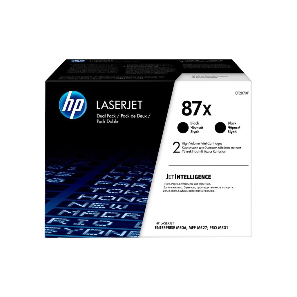 TONER HPINC 87X NEGRO LASERJET M501/506/527 18000 PAG CF287X