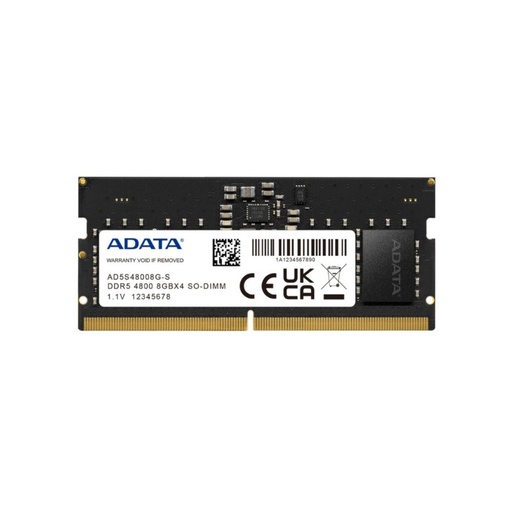 [AD5S48008G-S] RAM ADATA SODIMM 8GB DDR5 4800MHZ