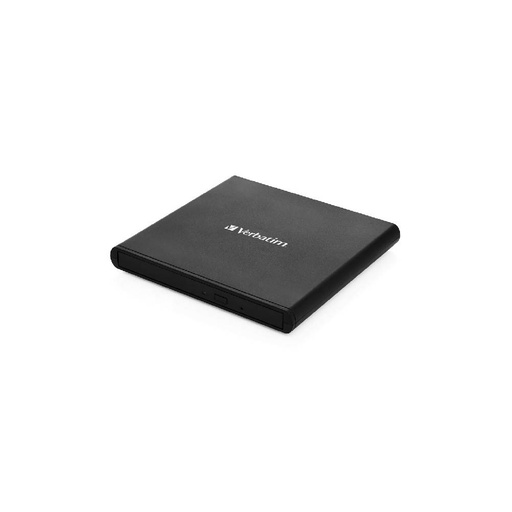 [98938] GRABADORA VERBATIM CD/DVD SLIMLINE EXTERNO / USB / ADAPTADOR USB C / WIN / SOFT. NERO BURN / M-DIS