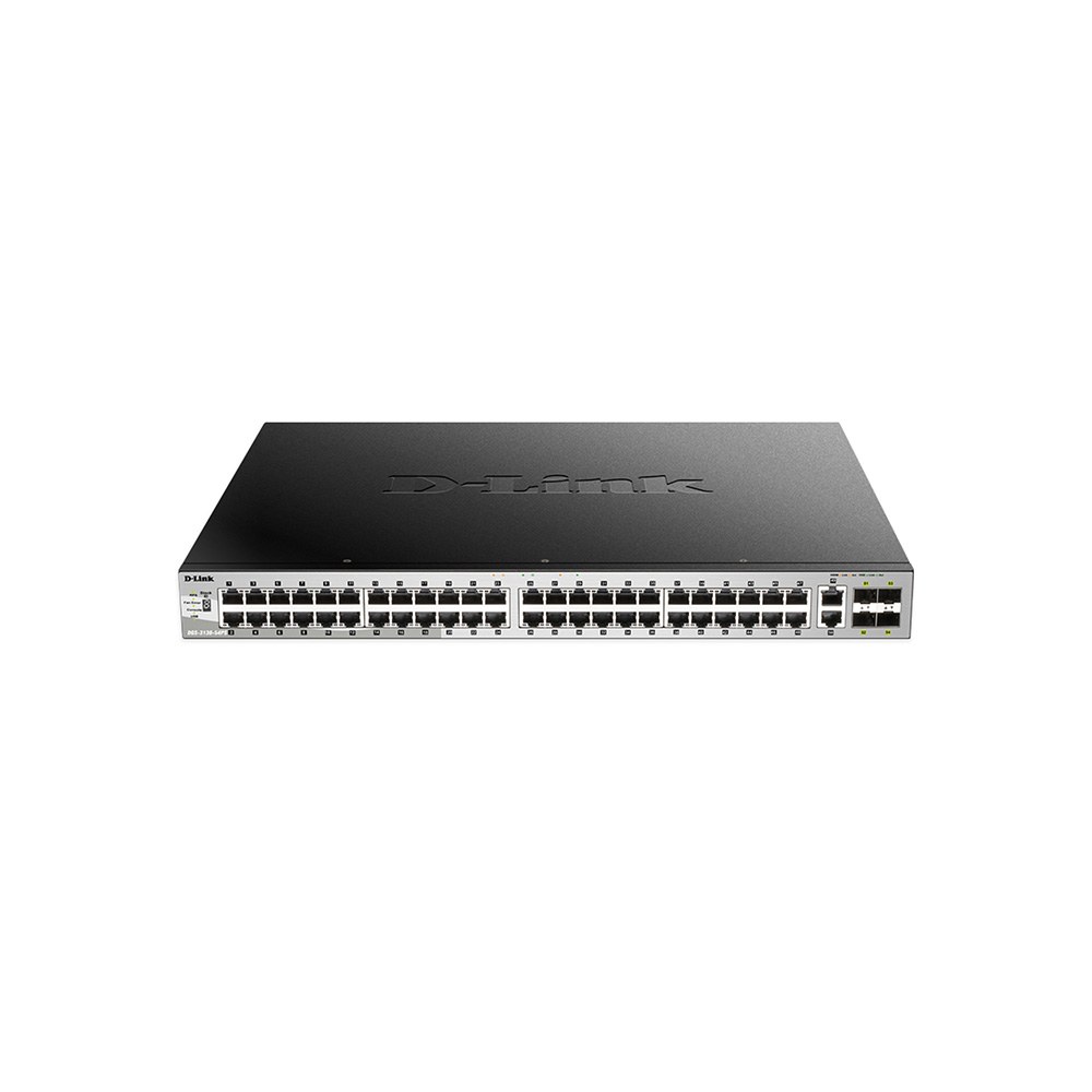 SWITCH POE D-LINK DGS-3130-54PS/48 PTOS. POE/2 PTOS. SFP+ 10G/4 PTOS. 10G SFP+/370W/L3/VLAN