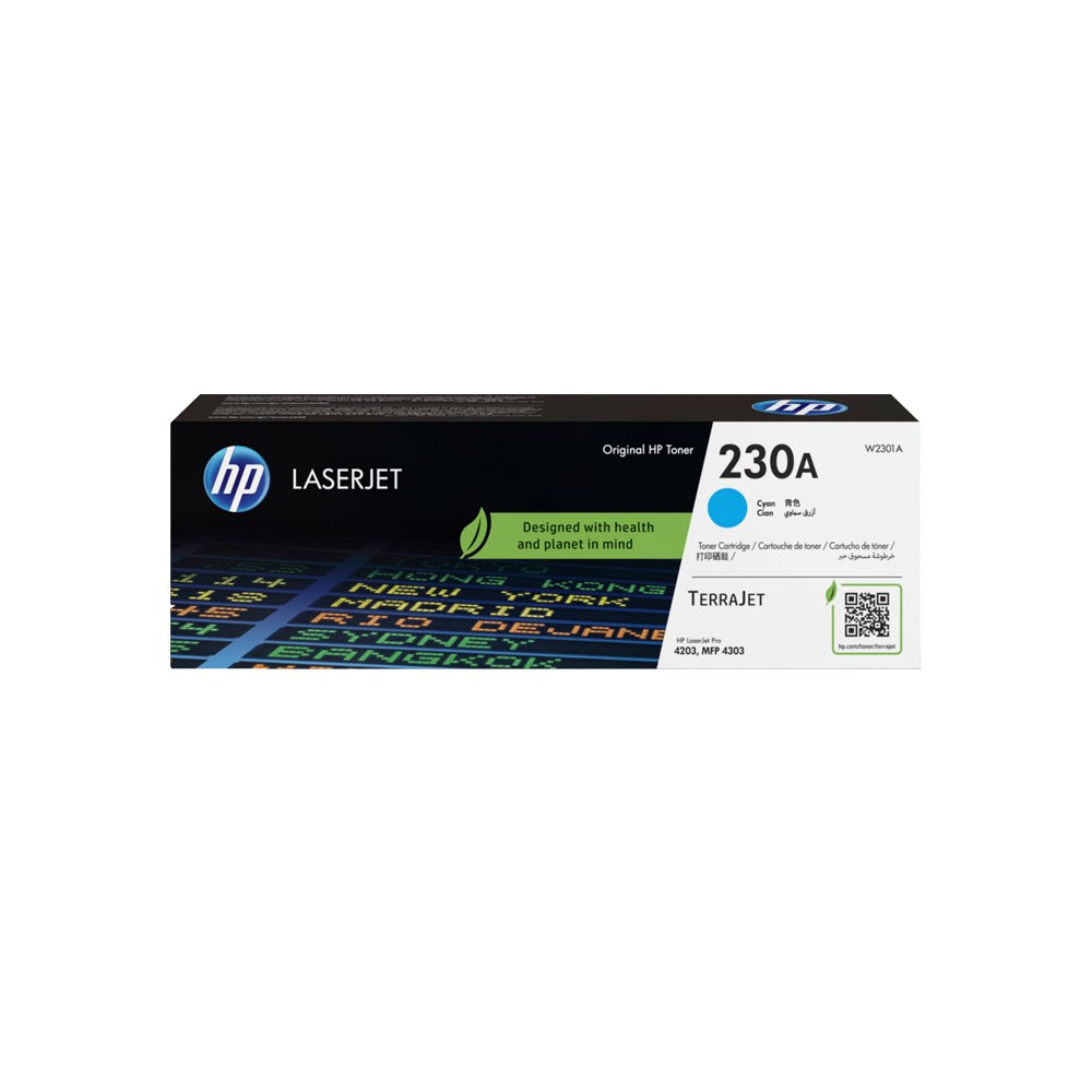 TONER HPINC 230A CYAN LASERJET 4203/4303 2000 PAG W2301A