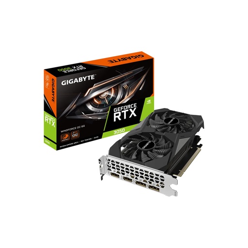 [GV-N3050WF2OC-6GB] TARJETA DE VIDEO GIGABYTE GEFORCE RTX 3050 WINDFORCE OC 6GB PCI-E 4.0