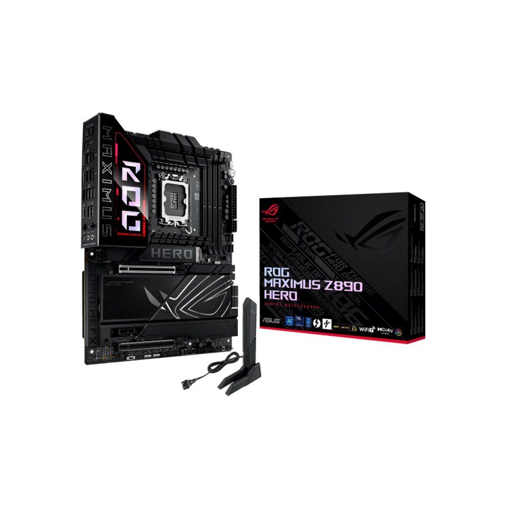 MAINBOARD/ASUS ROG MAXIMUS Z890 HERO LGA1851 DDR5 PCIE GEN 5 WIFI 7