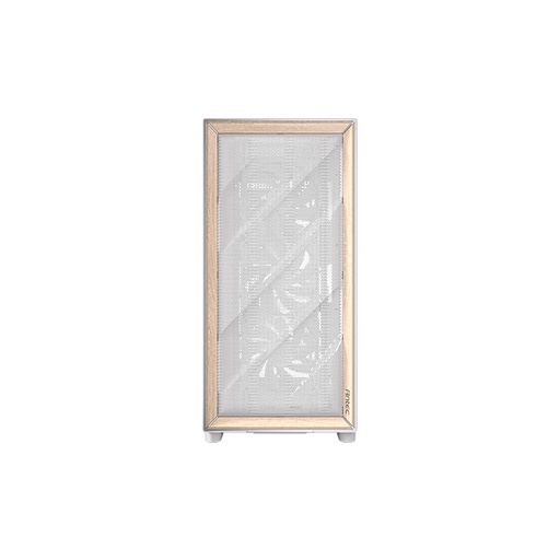[FLUXWHITE] CASE ANTEC/FLUX WOOD WHITE MID TOWER 3X120MM IN FRONT 1X120MM REVERSE FAN 1X140MM REAR