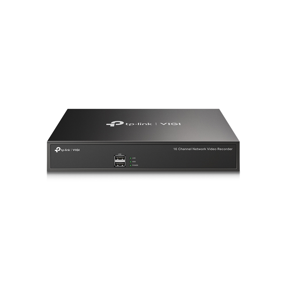 GRABADORA TPLINK/VIGI NVR1016H /16CANALES /H.265 PLUS /ONVIF/SOPORTA 1 DISCO HASTA 10TB