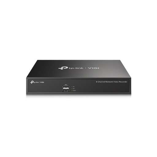 [VIGINVR1008H] GRABADORA TPLINK/ VIGI NVR1008H / 8 CANALES /H.265 PLUS / ONVIF/SOPORTA 1 DISCO HASTA 10TB