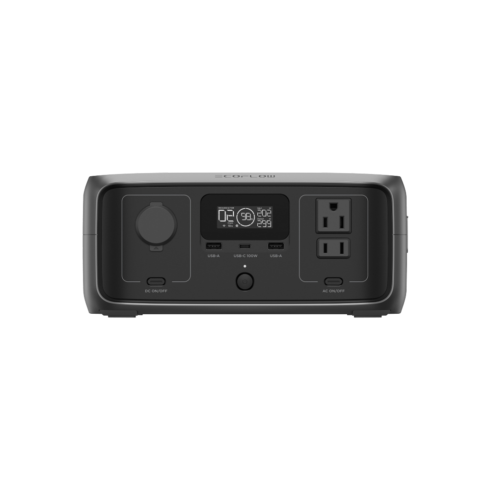 ESTACION ECOFLOW/ESTACION ECOFLOW RIVER 3 / 245WH / 300W /2 TOMAS / USB-A / USB- C / BAT. LITIO