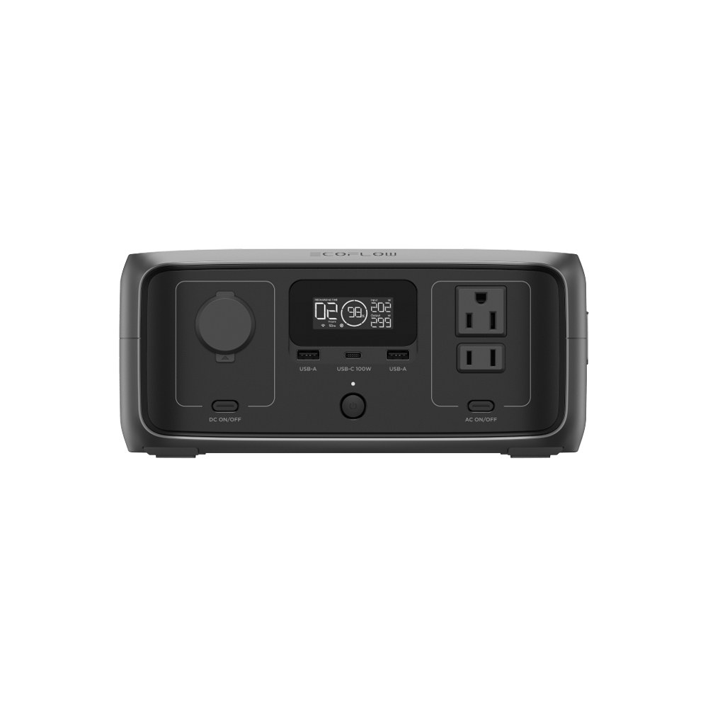 ESTACION ECOFLOW/ESTACION ECOFLOW RIVER 3 / 245WH / 300W /2 TOMAS / USB-A / USB-C / BAT. LITIO
