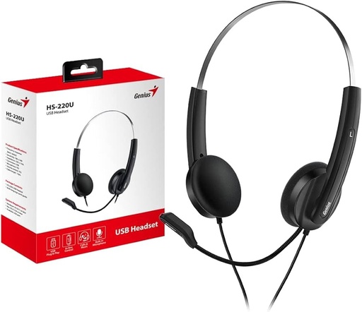 [31710020402] HEADSETS GENIUS/HS-220U USB-A