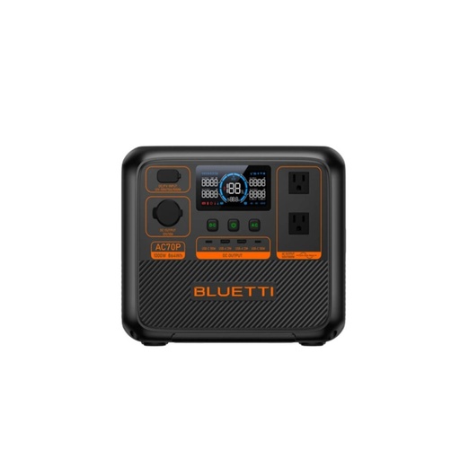 [AC70P#] POWERSTATION BLUETTI/AC70P 864WH / BATERIA LITIO LIFEPO4 / 2 TOMAS 120V / USB-A X2 / USB-C