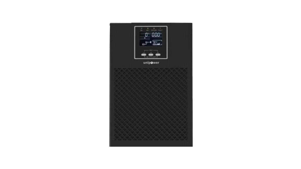 UPS UNIPOWER/UPSO11-1T ONLINE 1KVA /1KW TORRE UPS CON 2 BATERIAS 12V9AH 120V 60HZ/4 TOM
