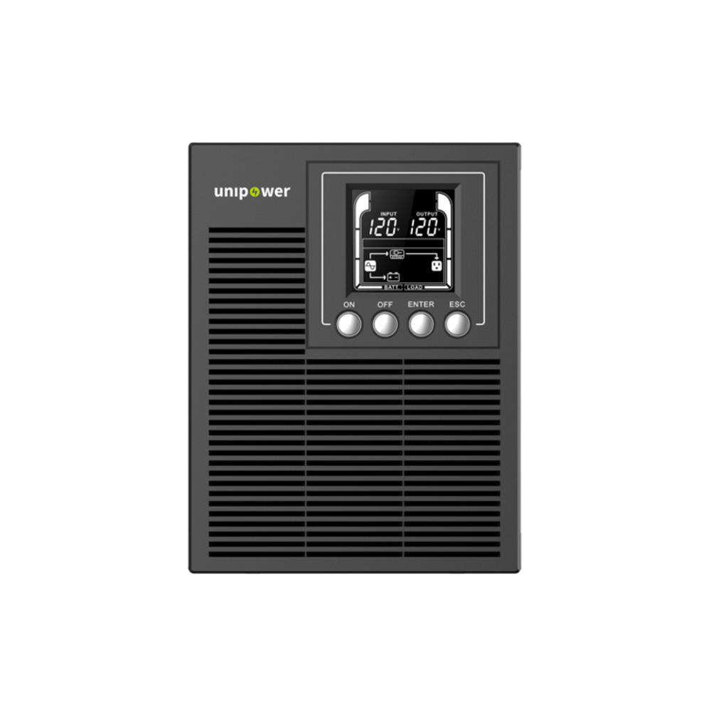 UPS UNIPOWER/UPSO11-1TL ONLINE 1KVA /0.9KW TORRE UPS CON 2 BATERIAS 12V9AH 120V 60HZ/4 TO