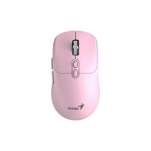 [31030042403] MOUSE GENIUS/NX-8080S WIRELESS Y BT ROSADO/AI COPILOT /7 BOTONES /1600 DPI /PILA AA /WIN MAC CHROM