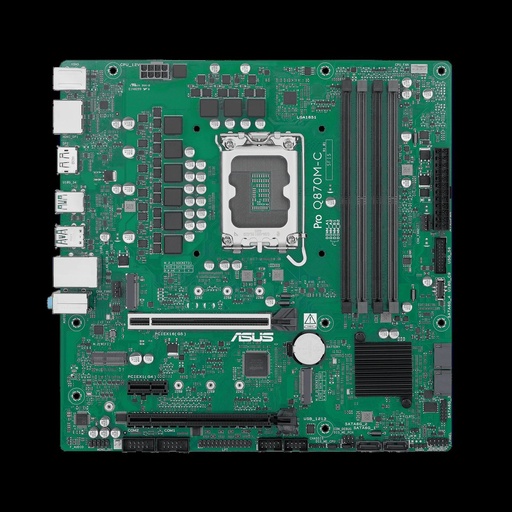 [PROQ870M-C-CSM] MAINBOARD/ASUS PRO Q870M-C-CSM LGA1851 MICRO ATX 4 SLOTS DDR5 2XHDMI 2XDP 90MB1KEP-M0EAYC